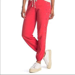 Sundry red heart sweatpants